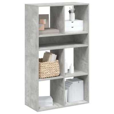 Afbeelding van vidaXL Boekenkast 66x31x112 cm bewerkt hout betongrijs