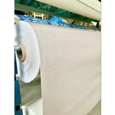 Afbeelding van KGS Bulgum tafelkleed, bedrukt met pailletten, per meter, verschillende kleuren (taupe, 140 x cm)