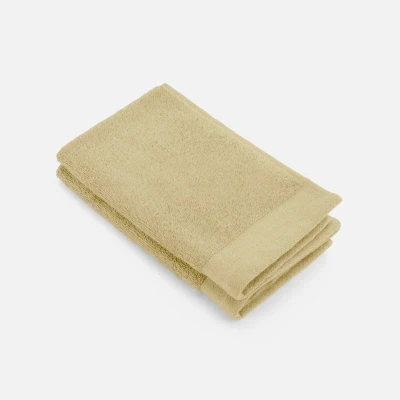 Afbeelding van 2x Walra Gastendoekje Soft Cotton 30x50 Maisgeel