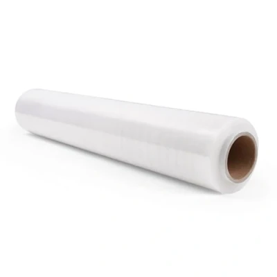 Afbeelding van Inoverse 1 rol transparante stretchfolie, 40 cm/900 g, voor meubels en verhuizing, handhuishoudfolie, verpakkingsfolie op rol, huishoudfolie, verpakkingsmateriaal