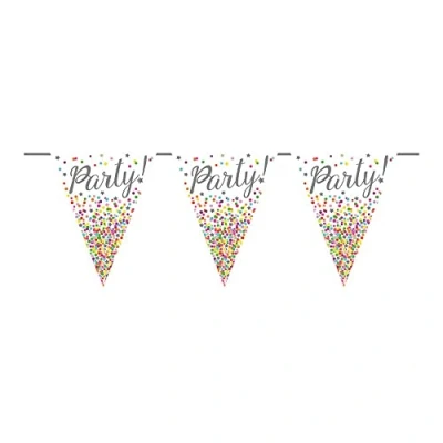 Afbeelding van Folat Folie Confetti vlaggenlijn (6 meter)