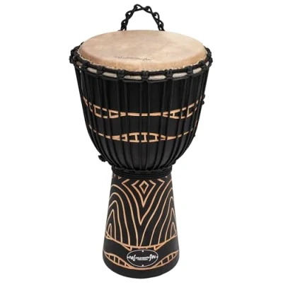 Image de World rhythm mdj032 jammer swirl djembé 12&quot;