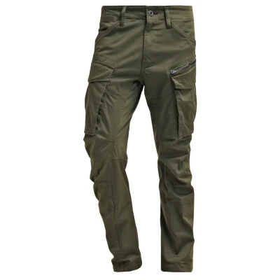 Afbeelding van G Star Rovic ZIP 3D Straight Tapered Cargobroek, Heren, Maat: 26x30, Dark bronze green
