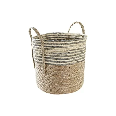 Afbeelding van Mand DKD Home Decor Vezel (33 x 33 35 cm) (2 Stuks)