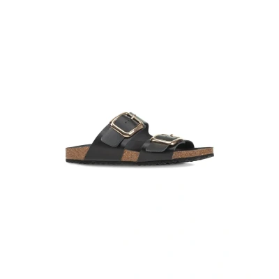 Afbeelding van Geox D Brionia R B platte sandalen voor dames, zwart., 37 EU