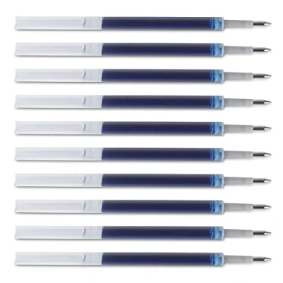 Afbeelding van DONAU Gel balpenvullingen, kleur: blauw, 10 stuks (10 stuks), kogeldiameter 0,5 mm, lijndikte 0,25 watervaste en niet vervagende inkt