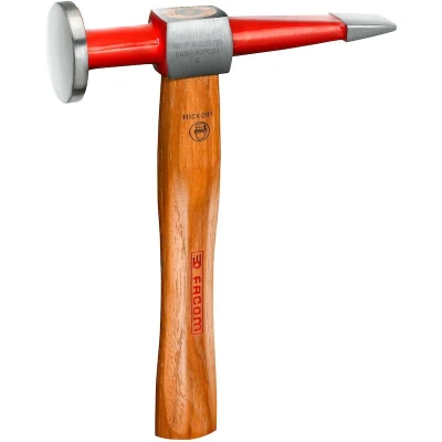 Afbeelding van FACOM 868D.40PLD1 hamer met rechte hamerpen en ronde, platte kop