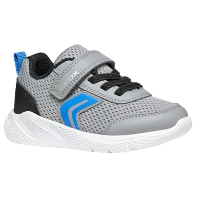 Afbeelding van Geox B Sprintye Boy C Sneaker Baby Jongens, grijs.