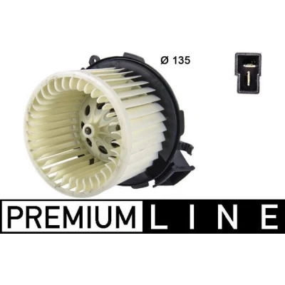 Afbeelding van MAHLE ORIGINAL AB 100 000P Interieurventilator voor voertuigen met airco stuur links/rechts PEUGEOT: 307 SW, Hatchback, CC