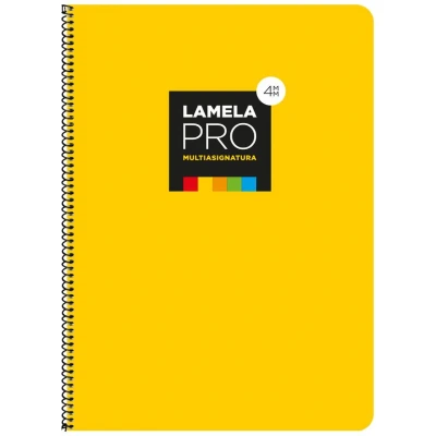 Afbeelding van Schrift Lamela Geel 100 Lakens Din A4 (5 Stuks)