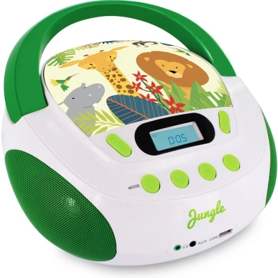 Afbeelding van Metronic Kinder CD speler Jungle Groen