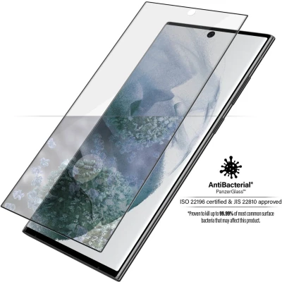 Afbeelding van PanzerGlass Gehard Glas Edge to Screenprotector Samsung Galaxy S22 Ultra