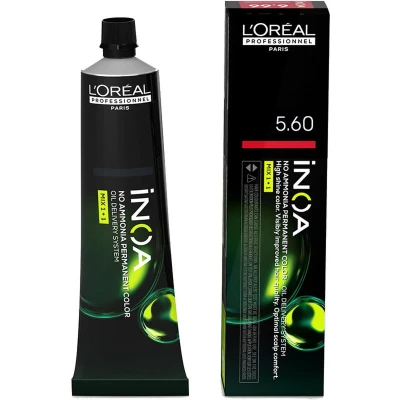 Afbeelding van Permanente Kleur L&#039;Oreal Professionnel Paris Inoa Color Nº 5.60 Intense Licht Mahoniebruin (60 g)