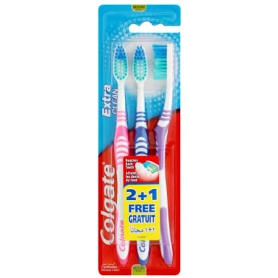 Image de Brosse à Dents Extra Clean Colgate (3 uds)