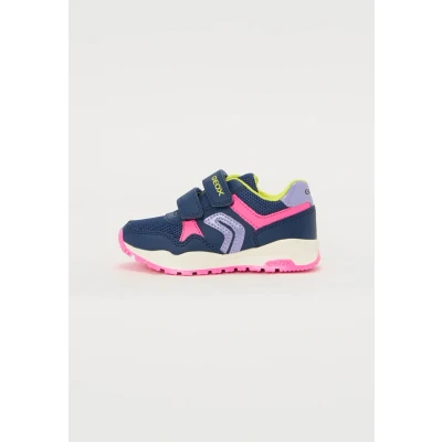 Afbeelding van Geox Fille Pavel Girl A Basket, Navy Fluo Fuchsia, 33 EU