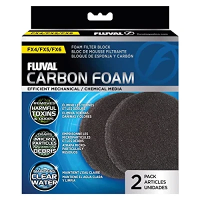 Afbeelding van FLUVAL Set van 2 koolstofschuimen Fx5 Fx6 Voor aquarium