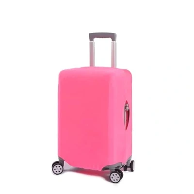Afbeelding van Zundo beschermhoes voor koffer, elastische reisbagage, stofbescherming trolley van 48,3 tot 81,3 cm, Roze