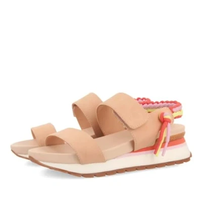 Afbeelding van Gioseppo Austell Sandalen met plateauzool, Dames, Maat: 40, Multicolor Kunststof/ textiel