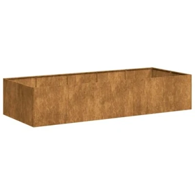 Afbeelding van Plantenbak roestig 200x80x40 cm weervast staal