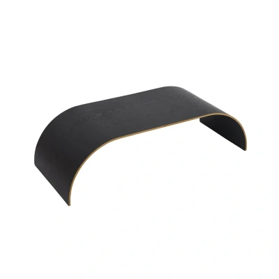 Afbeelding van AYTM Curva dienblad, zwart, 62 x 25 16 cm, hout