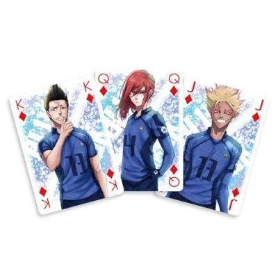 Afbeelding van SAKAMI Blue Lock 52 speelkaarten Poker, kaartspel, deck, origineel en gelicentieerd