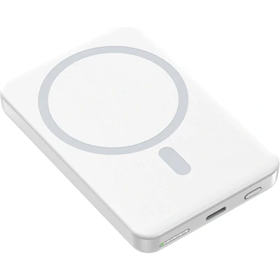 Afbeelding van XtremeMac Powerbank Magnetisch 5.000 mAH USB C MagSafe Houder Connector Wit