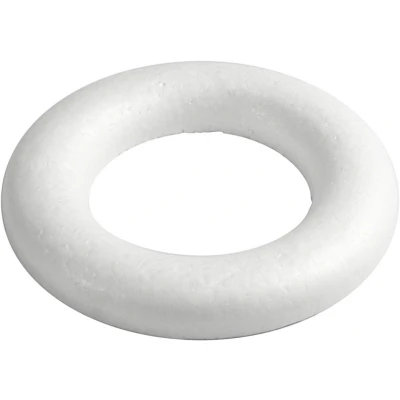 Afbeelding van Styropor Ringen met Platte Achterkant, 30cm