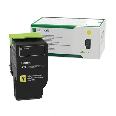 Image de Lexmark À rendement extrêmement élevé jaune original boîte cartouche de toner LCCP, LRP pour P/N: CS632DWE