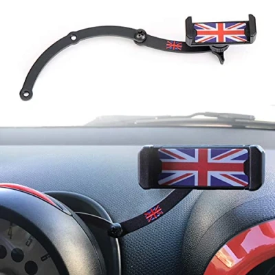 Afbeelding van FIEMACH Mini Cooper Opvouwbare 360 onzichtbare mobiele telefoonhouder voor R55 R56 R57 R60 R61 (Mini R)