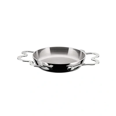 Afbeelding van Alessi Tegamino Eierpan met twee handgrepen, zilverkleurig, 1,5 liter