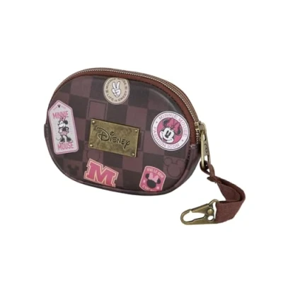 Afbeelding van Disney Minnie Mouse Journey Pill Portemonnee, bruin, 12 x 8,5 cm, één maat, pillenportemonnee, Pillenportemonnee