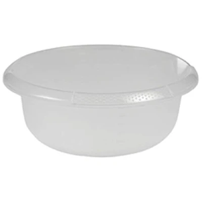 Afbeelding van keeeper Multifunctionele kom met schenktuit, rond, 3,5 l, Ø 28 cm, Björk, transparant