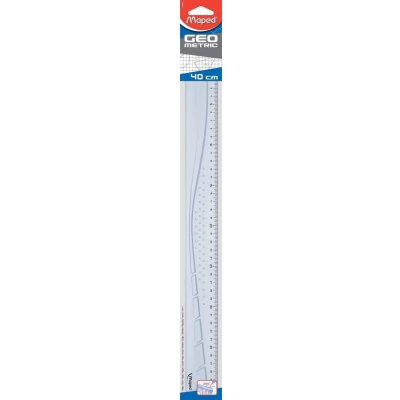 Afbeelding van Maped lat Geometric 40 cm, transparant