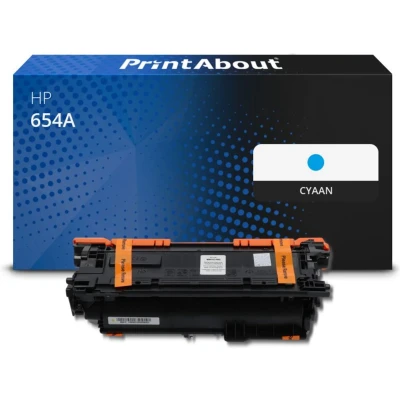 Afbeelding van Huismerk HP 654A (CF331A) Toner Cyaan