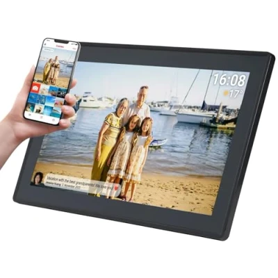 Afbeelding van Denver Digitale Fotolijst 15.6 inch XL Full HD Frameo App Fotokader WiFi 16GB IPS Touchscreen PFF1515B