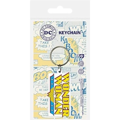 Image de DC Comics Porte clés caoutchouc Wonder Woman Logo 6 cm