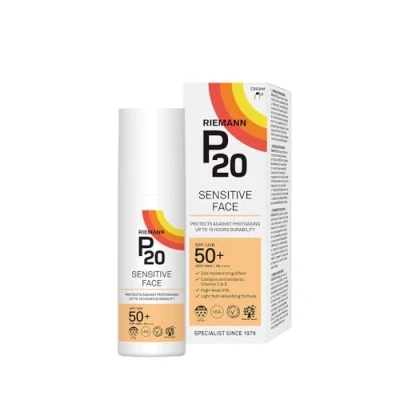 Image de Riemann P20 Crème Solaire Sensitive Visage SPF50+ 50g