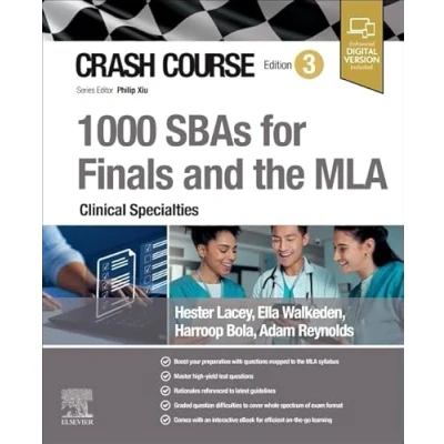 Afbeelding van Crash Course 1000 Sbas for Finals and the MLA Clinical Specialties