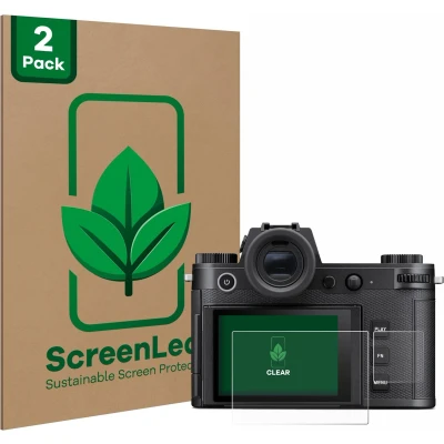Afbeelding van ScreenLeaf Screenprotector voor Leica SL3 (Display + Schouderdisplay) Duurzame schermbescherming Folie Beschermfolie transparant (2 Stuks)