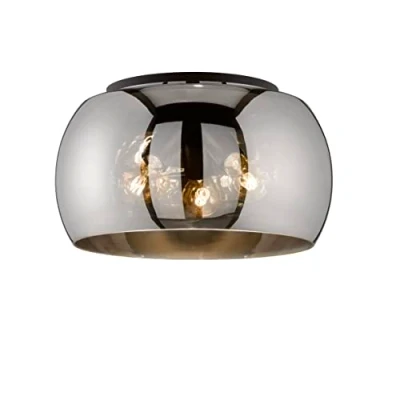 Afbeelding van Plafondlamp Dima, rookglas, Ø 40cm