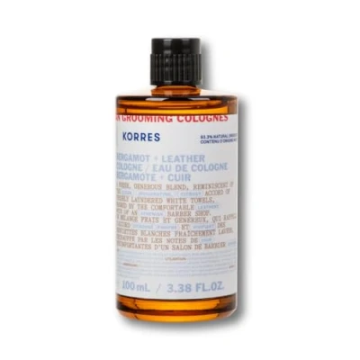 Afbeelding van Korres Athenian Grooming Eau de Cologne Bergamot + Leather cologne, Heren, Maat: 100 ml,