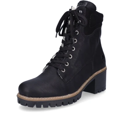 Afbeelding van Rieker Snowboots, Dames, Maat: 40, Schwarz Hoogwaardig imitatieleer