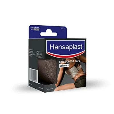 Afbeelding van Hansaplast Kinesiologie tape blauw, 1 rol, 5 m