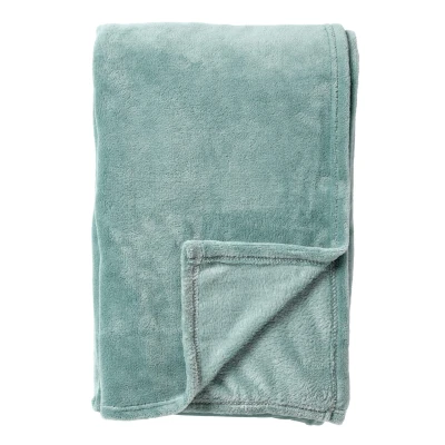 Afbeelding van Dutch Decor HARVEY Plaid 150x200 cm superzachte deken van fleece Jadeite groen