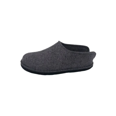 Afbeelding van Haflinger Pantoffels, Dames, Maat: 39, Anthrazit Wol