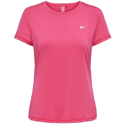 Afbeelding van ONLY Play Onpcarmen Train TEE Sport Tshirt, Dames, Maat: XL, Azalea pink