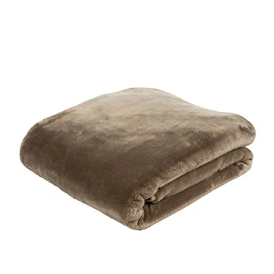 Afbeelding van Gözze premium kasjmier gevoel residentiële en comfortabele deken, 130 x 170 cm, offwhite, 40128 00 130170, polyester, taupe, 220 240 cm