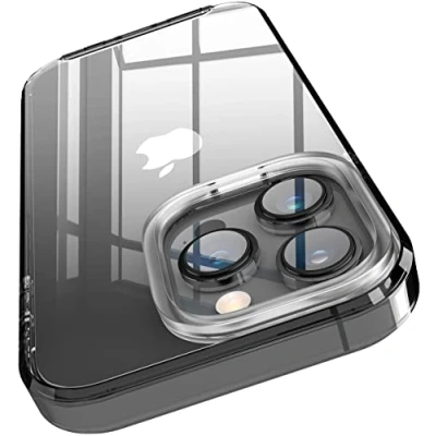 Afbeelding van elago hybride transparante beschermhoes compatibel met iPhone 14 Pro (6,1 inch) beschermhoes, technologie PC + TPU, verminderde vergeling, kristalhelder, schokbestendig, volledige bescherming