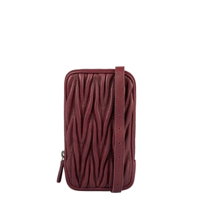Afbeelding van Cowboysbag Long Beach Phonebag X Carolien Spoor bordeauxred