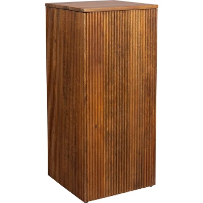 Afbeelding van Dutchbone Ribble Plantenstandaard/ Plantenzuil binnen Hout Set van 2